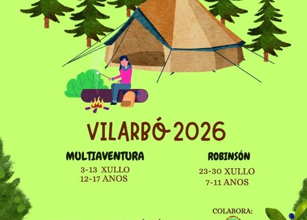 Ábrese o prazo para as inscripción nas Acampadas Intermunicipáis na Natureza Vilarbó 2026