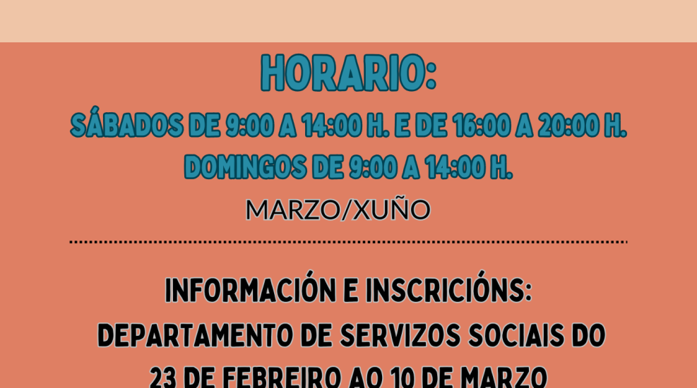 Convócase o curso de monitor de tempo libre 2026